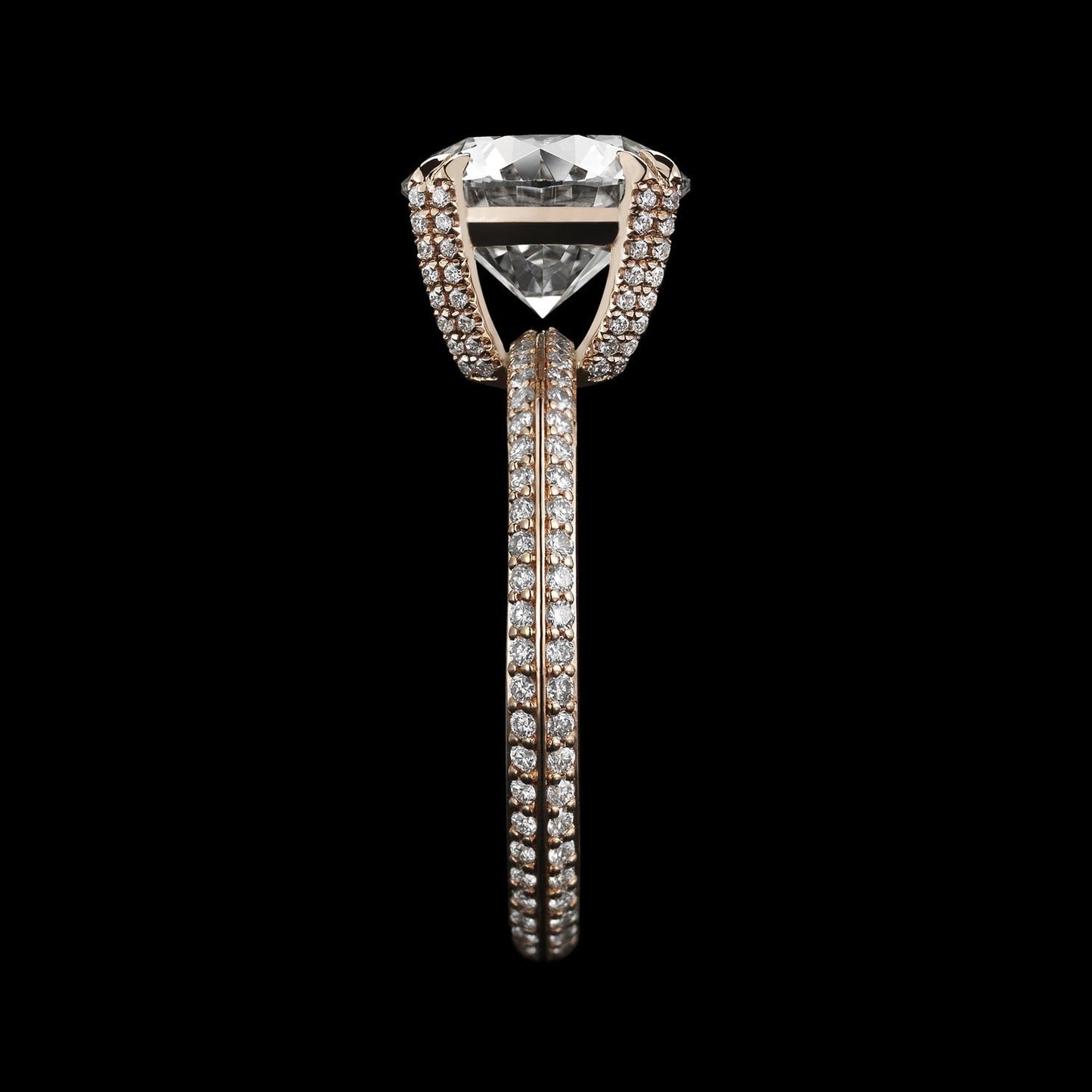 
                  
                    Rose Gold Brilliant-Cut Diamond Engagement Ring - Alexandra Mor online
                  
                