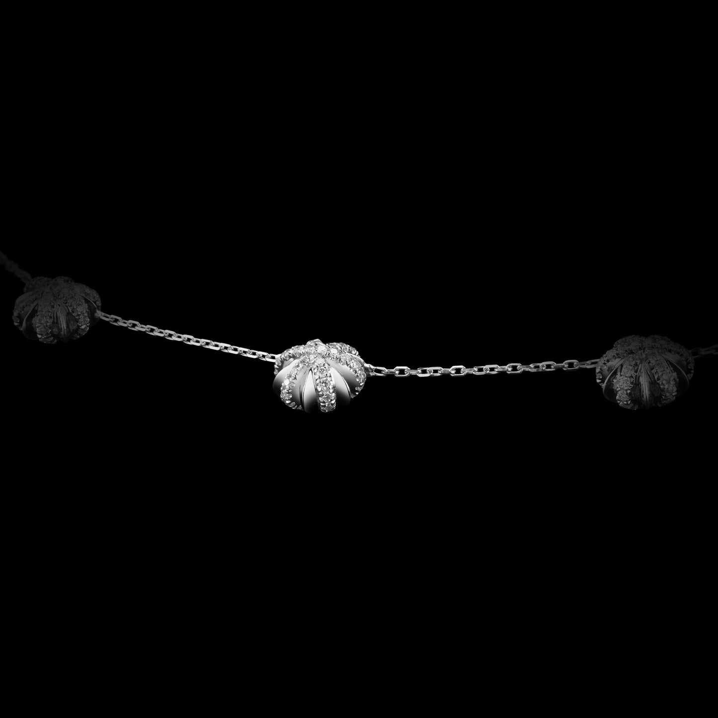 Platinum Snowflake Elements Chain - Alexandra Mor online