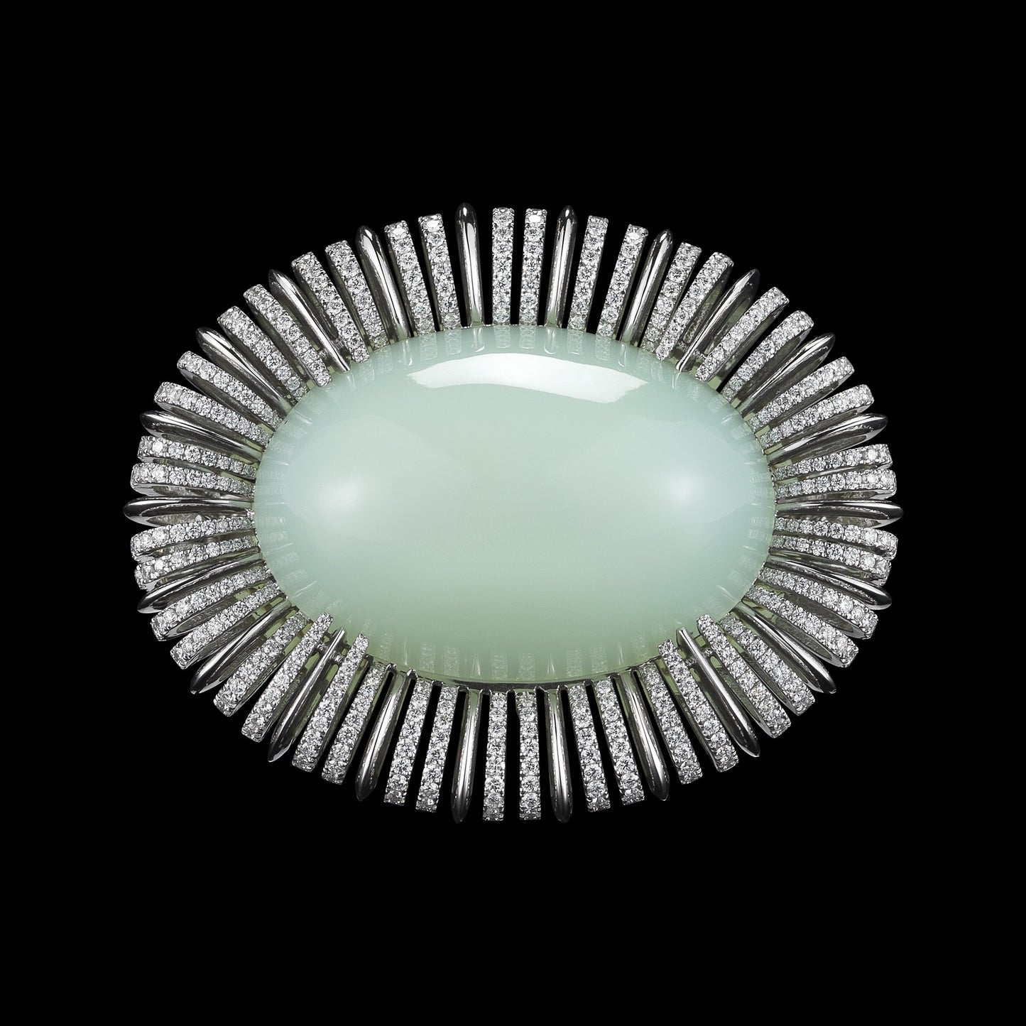 
                  
                    Keri Russel As Seen Wearing Andean Opal Oval-Cabochon & Diamond Ring - Alexandra Mor online
                  
                
