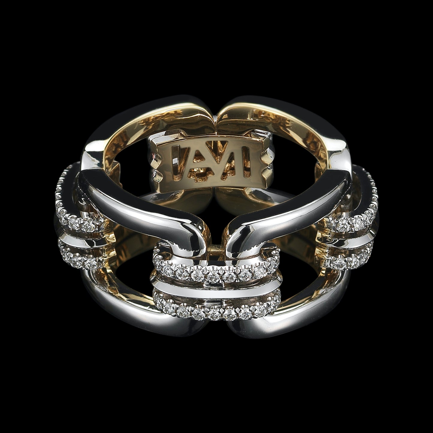 
                  
                    Flexible Chain-Link & Diamond Ring
                  
                