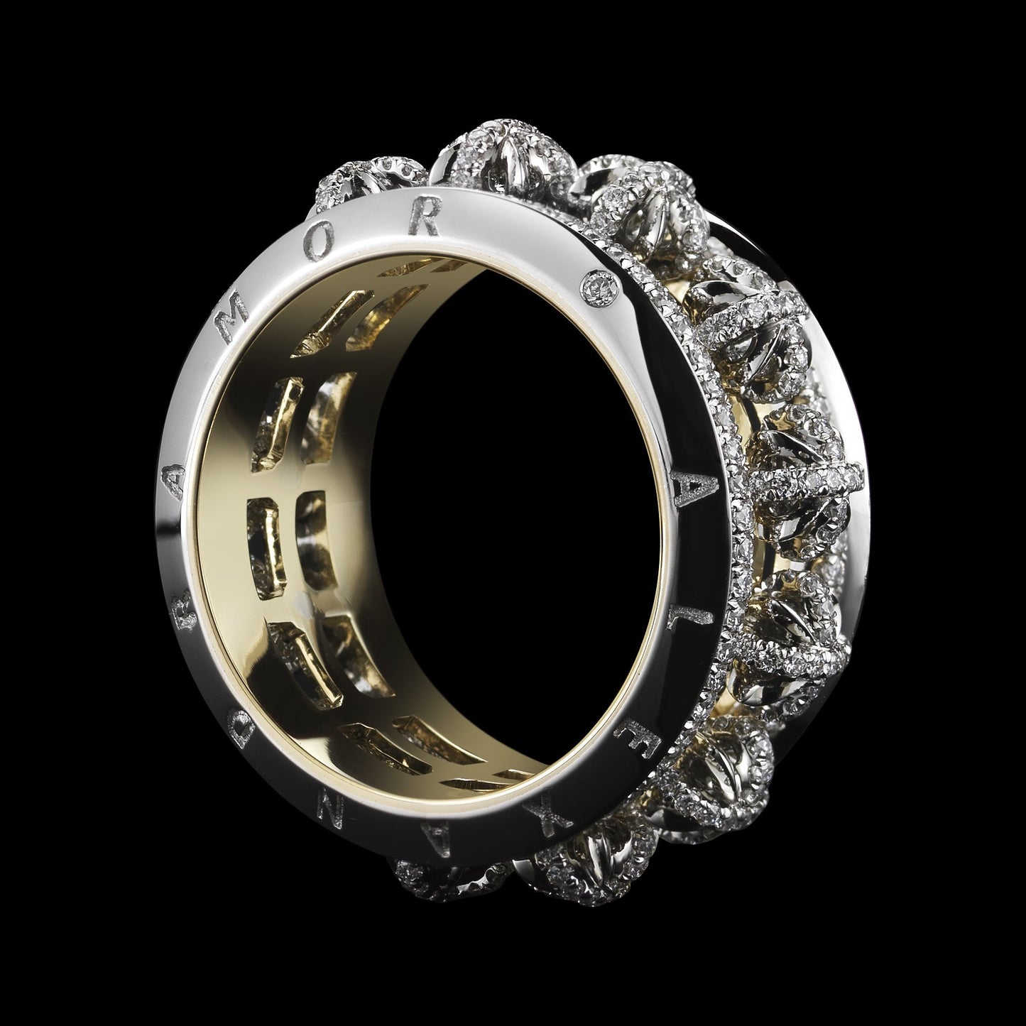 Signature Diamond Snowflake Narrow Eternity Band - Alexandra Mor online