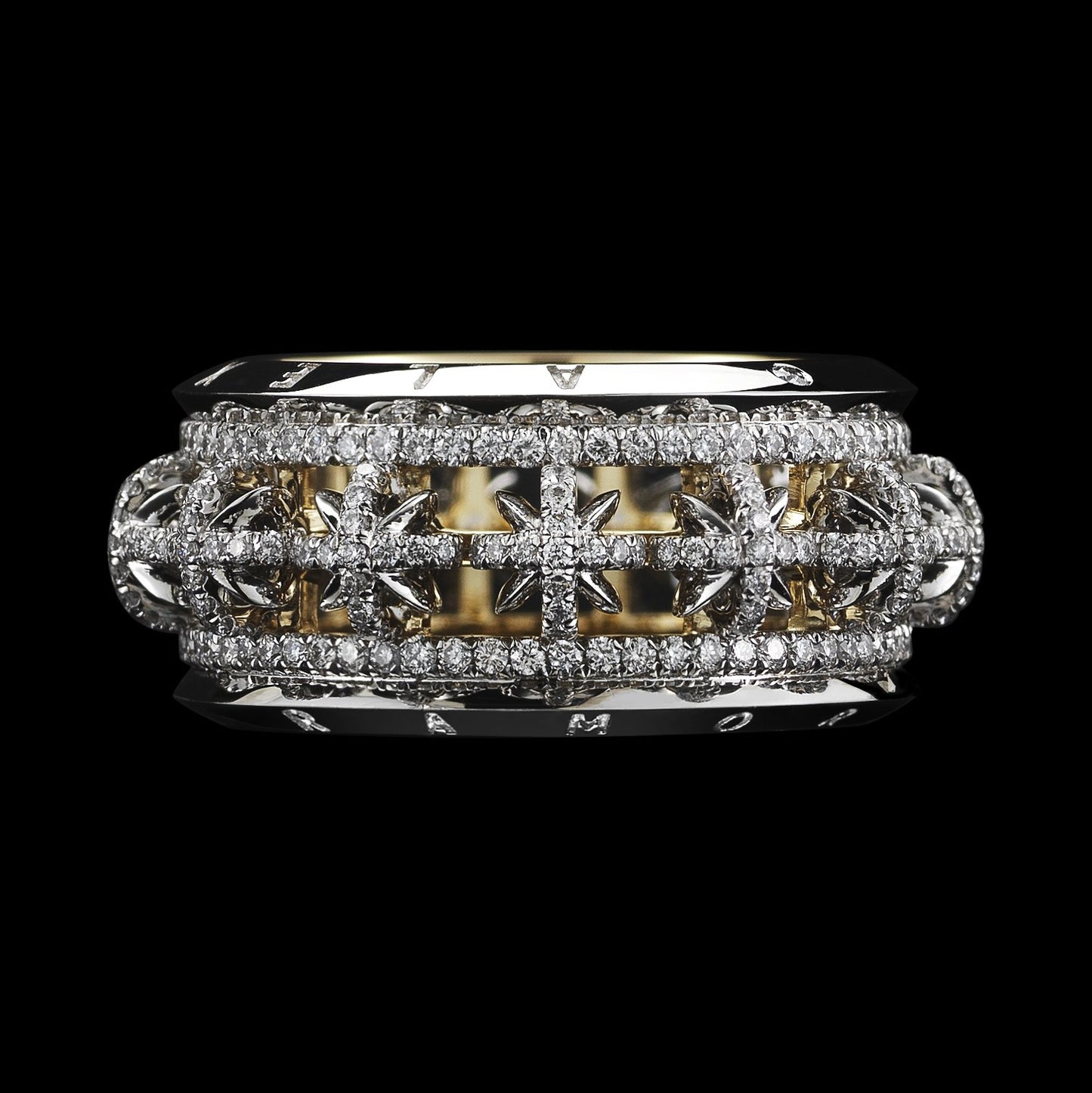 Signature Diamond Snowflake Narrow Eternity Band - Alexandra Mor online