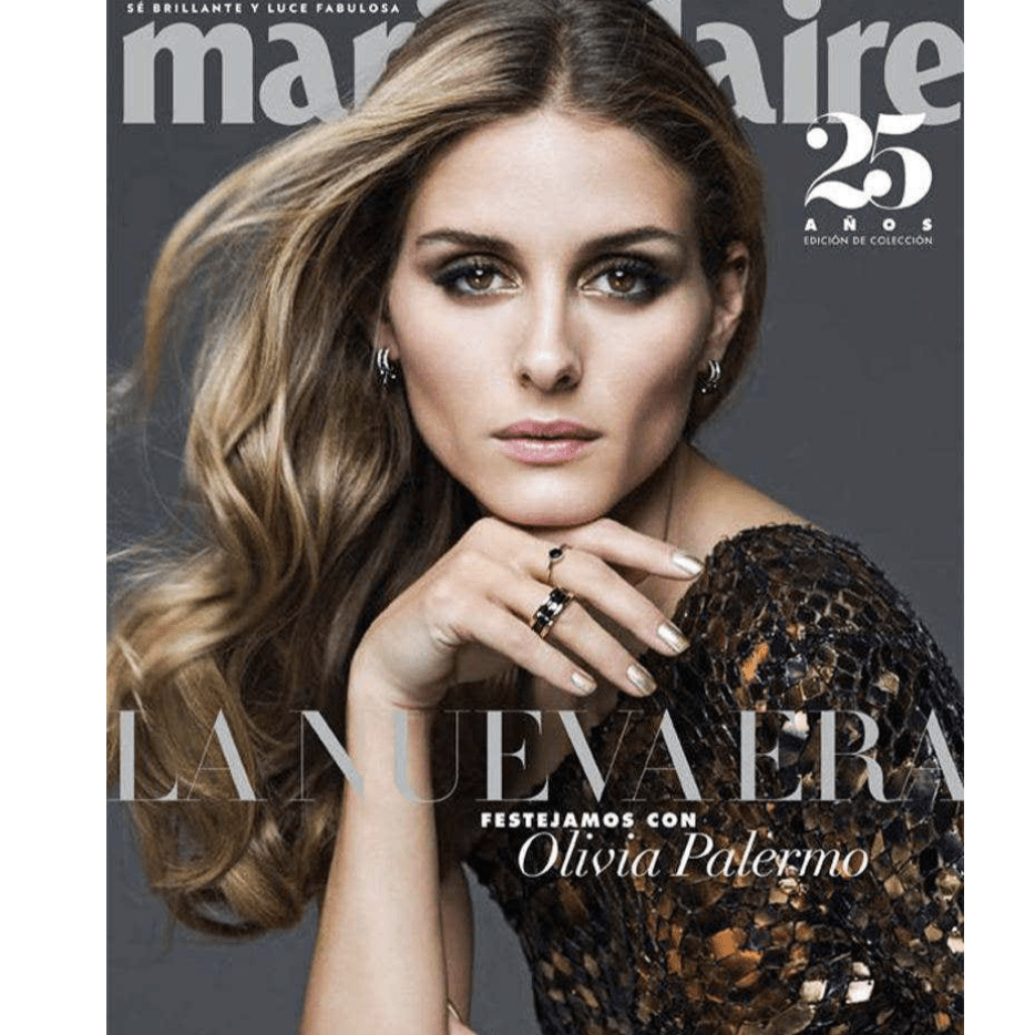 Olivia Palermo as Seen Wearing Black Diamond Briolette Hoop Earrings - Alexandra Mor online